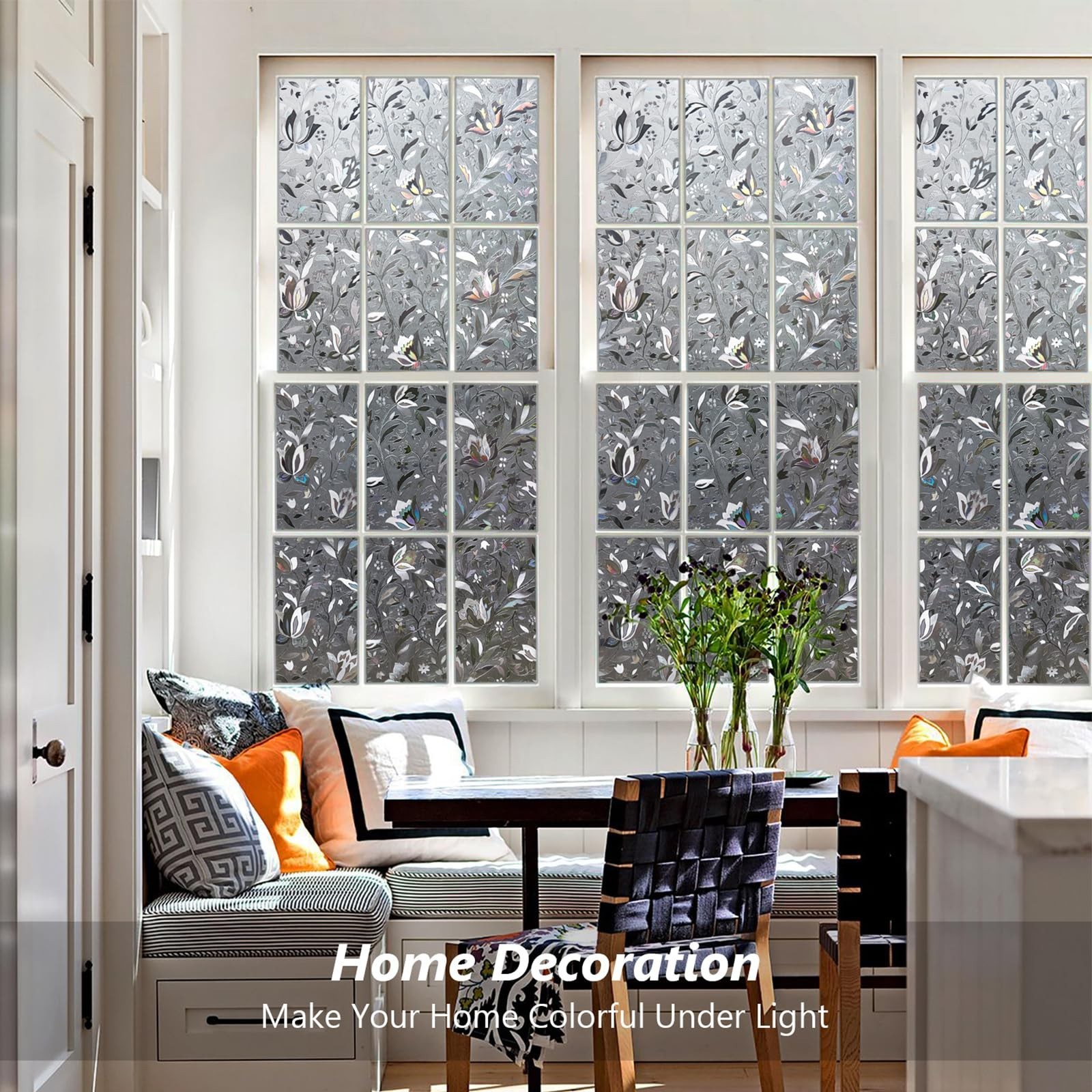 Kromapolis Window Film, Window Privacy Film Frosted, Vinyl Glass Covering, St…