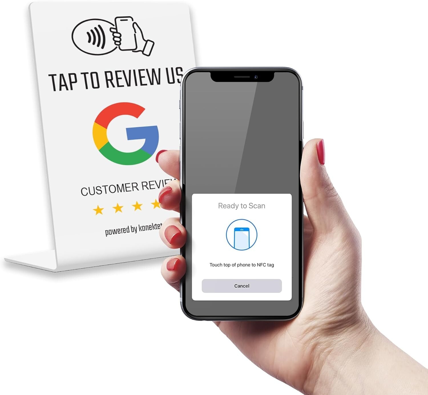 NFC Google Review Stand, 🚀Skyrocket Your Online Reputation