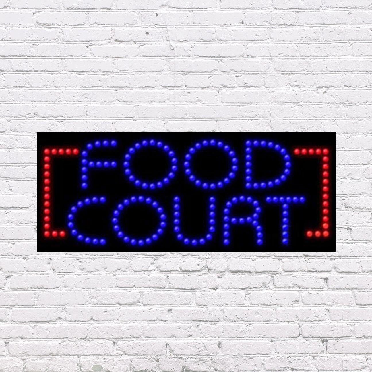LED Food Court Sign | Light Up Sign | 11&Prime;H x 27&Prime;W x 2&Prime;D