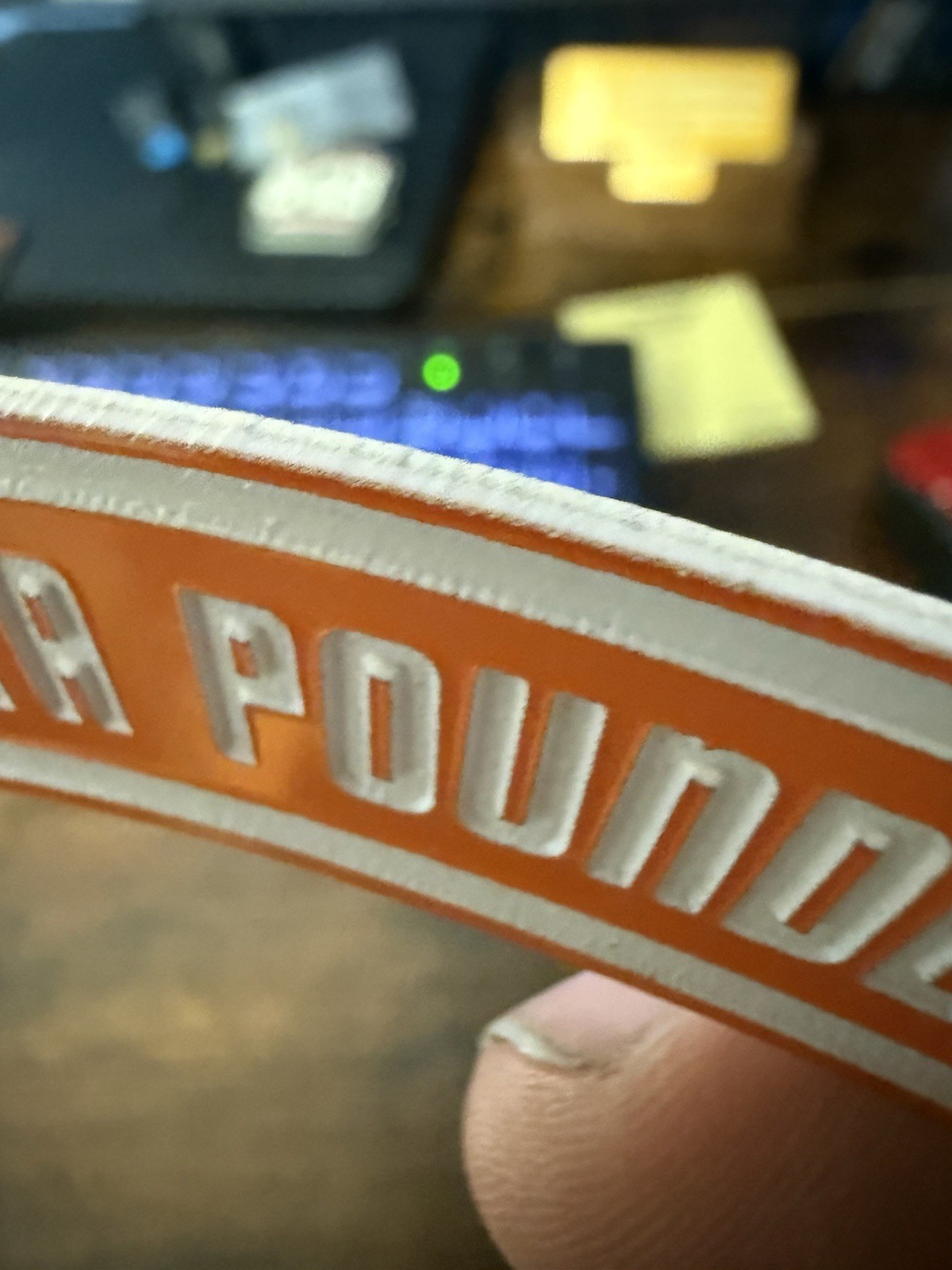 Custom Engraved Sign for Facility Safety, ID Tags, Office, – Stong Adhesive Back