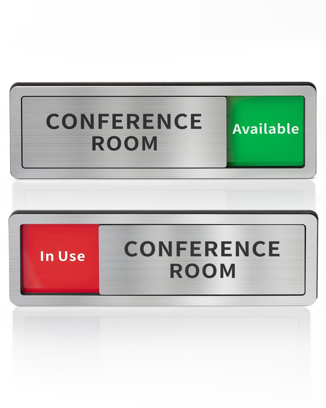 Conference Room Office Door Signs Do Not Disturb, In Use/Available Slider Sig…