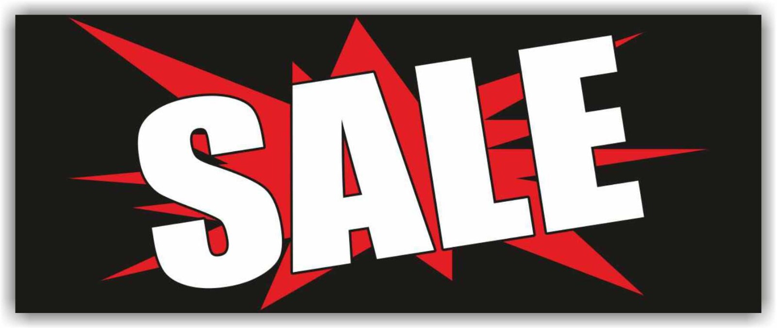 SALE Banner Sign Advertising Clearance Big Save Discount Rebajas Descuento