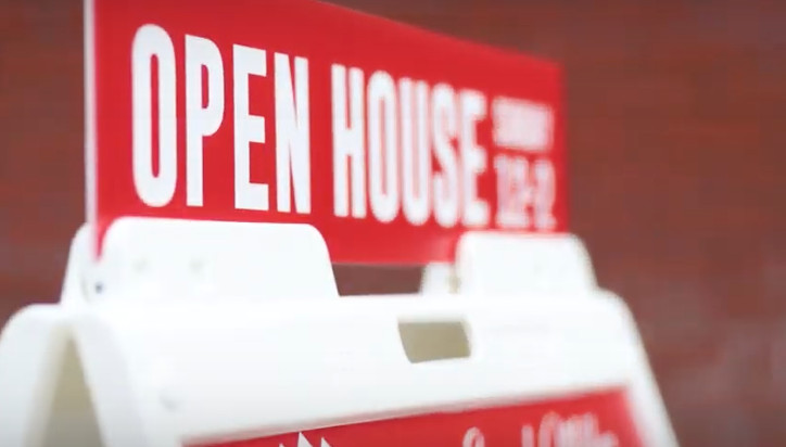 4PC BY APPOINTMENT REAL ESTATE RIDER 6&Prime;x24&Prime; SIGN 2 Sided HOMES PLASTIC REALTOR