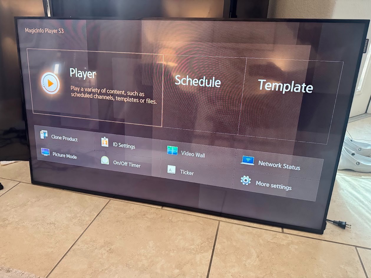 Samsung DB55E 55&Prime; Slim Direct-Lit LED Display (DB Series Digital Signage)