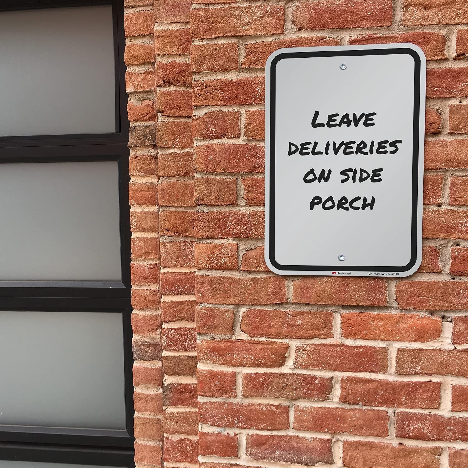 Blank Write-On Metal Sign 18×12&Prime; – Reflective Aluminum, Durable, USA Made