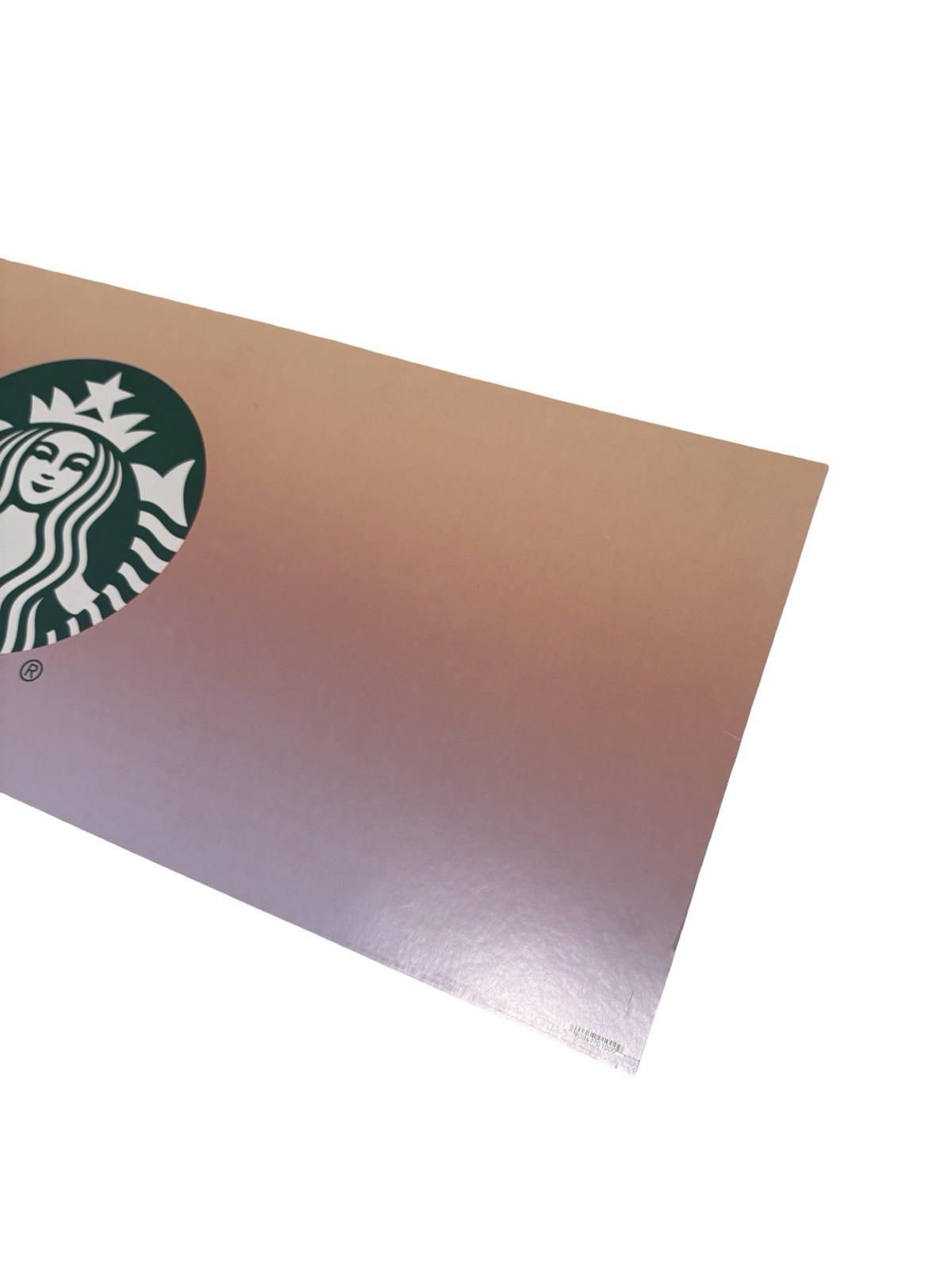 Authentic Starbucks Large Paper Store Sign – Decommissioned Target Display 36×14