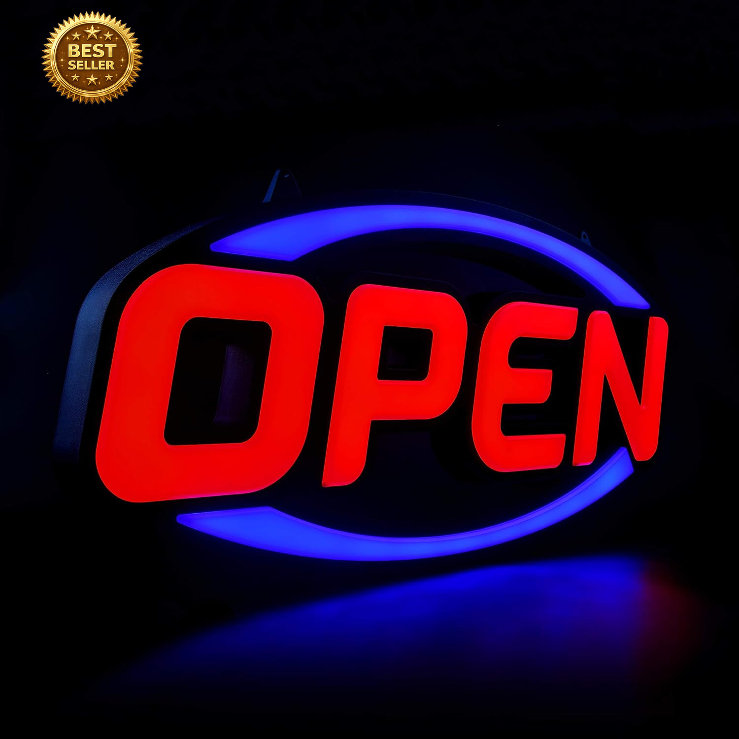 32in LED Open Sign Remote Control Flashing Display for Business Shop