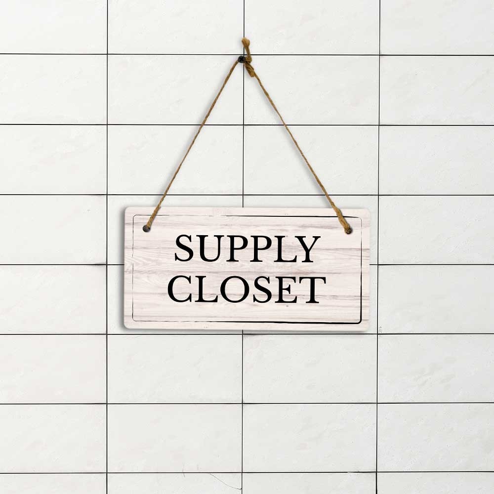 Rooms & Spaces | Rustic Light Wood 5 x 10&Prime; Hanging Signs