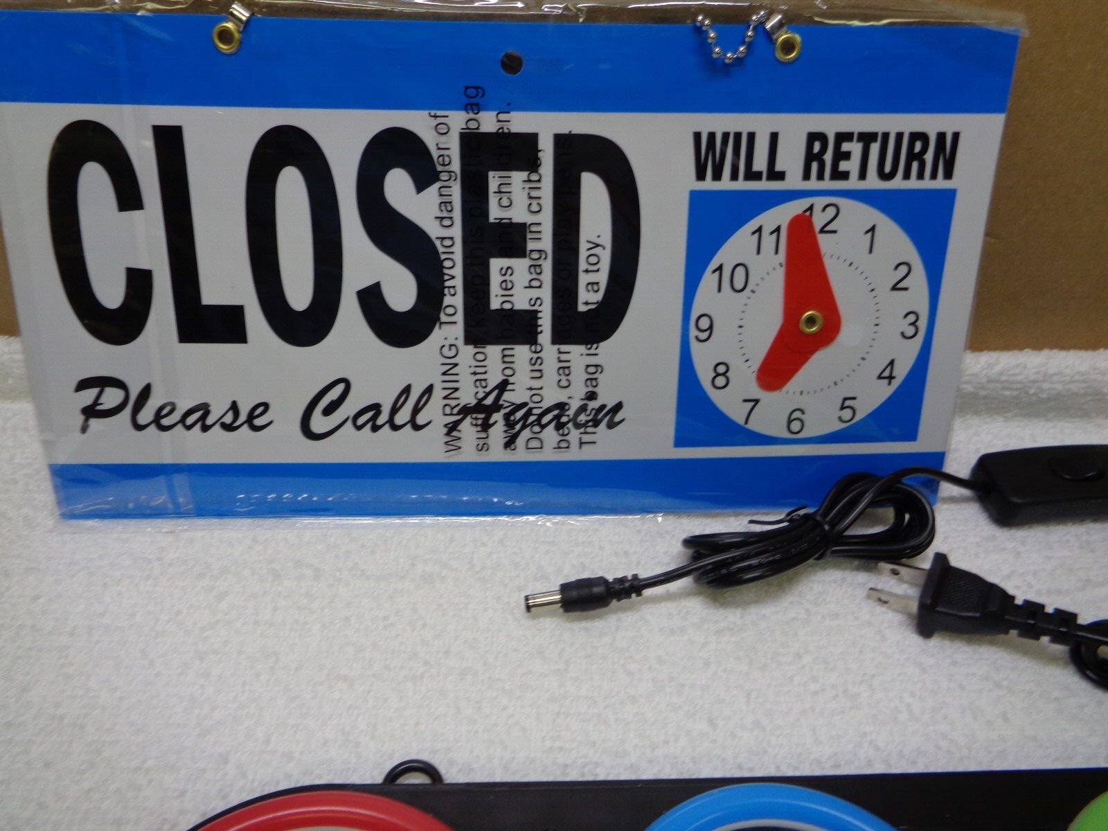 Led Open Sign16x6 Inch Open Sign Business with Multiple Colors Flashing Modes