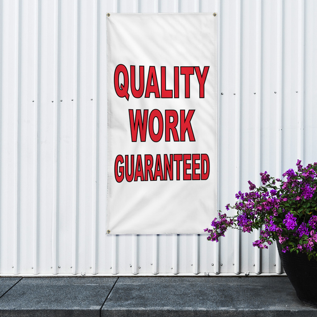 Vertical Vinyl Banner Multiple Sizes Business Weatherproof Industrial Yard Signs