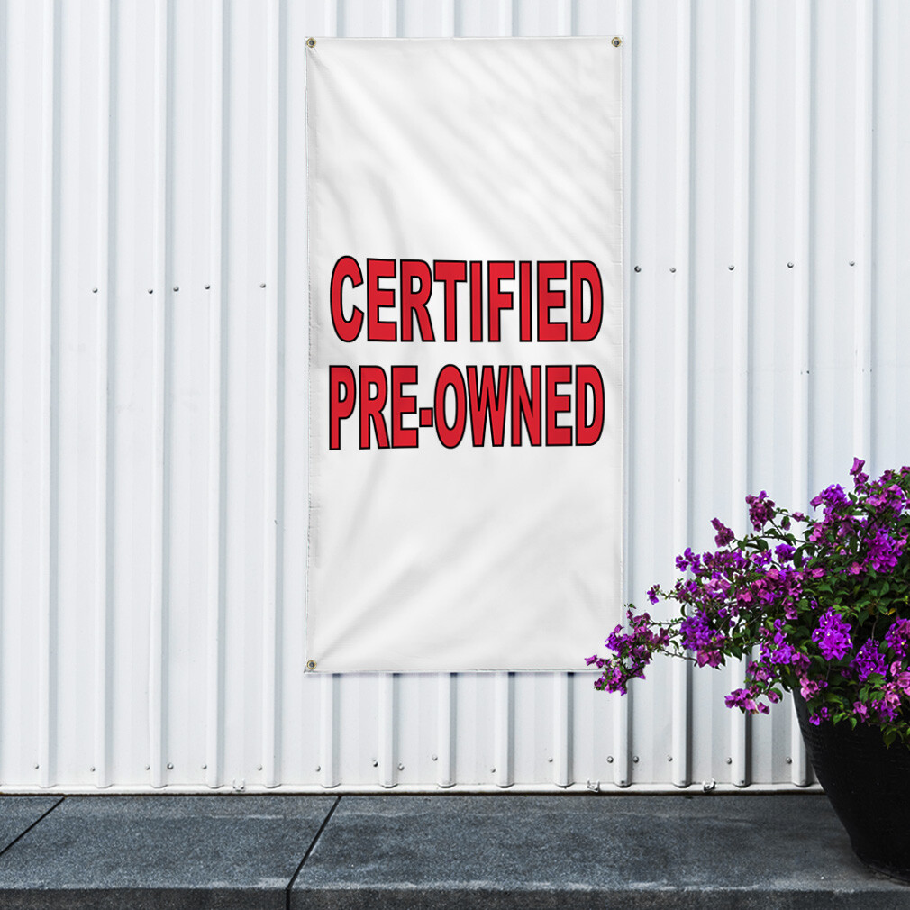 Vertical Vinyl Banner Multiple Sizes Business Weatherproof Industrial Yard Signs