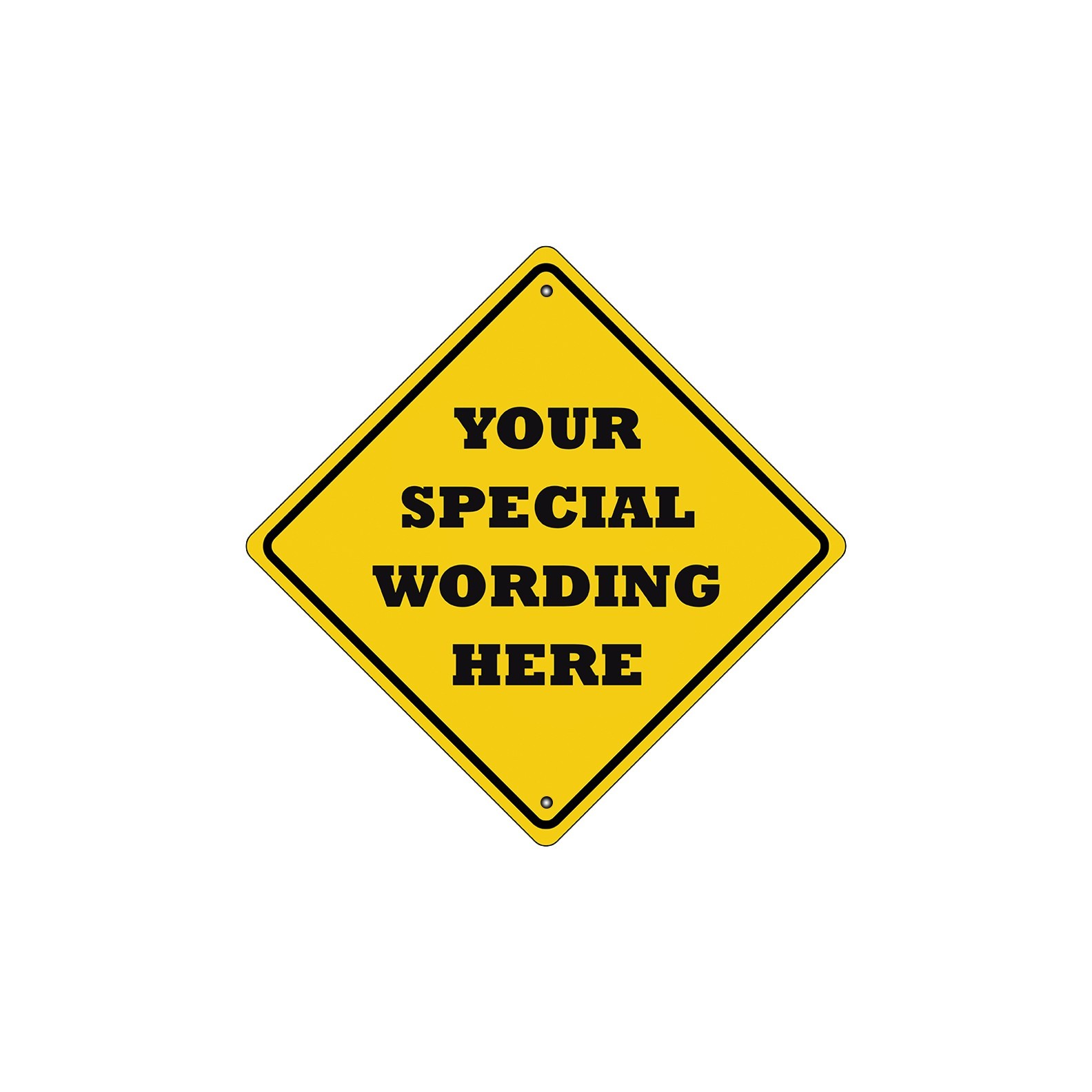 Personalized Your Own Choice Words Or Image Custom Designs Aluminum Metal Sign
