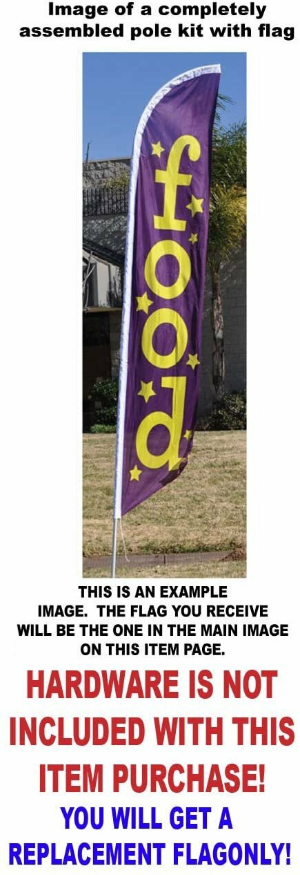 Mini Cooper Feather Banner Swooper Flag, Replacement Flag Only