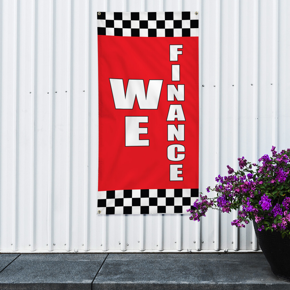 Vertical Vinyl Banner Multiple Sizes We Finance Auto Body Shop Car Repair Q