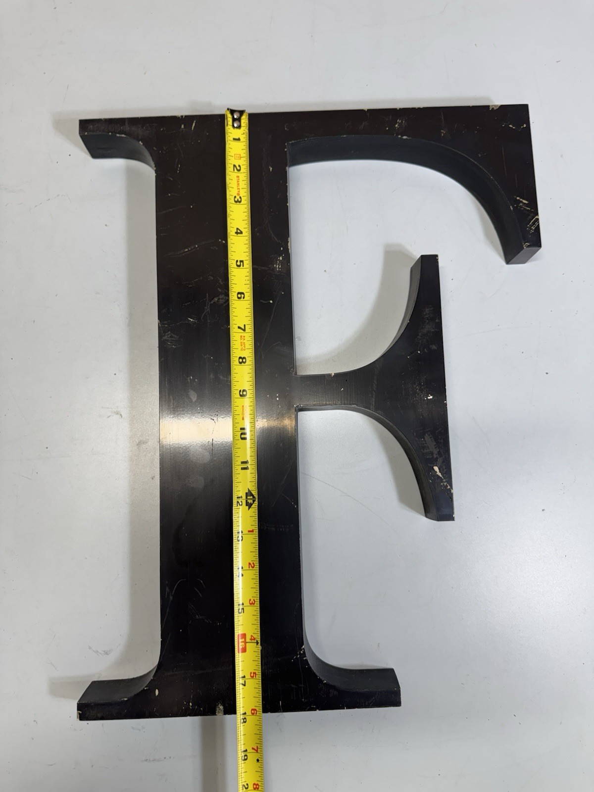 Gemini Inc 18” Cast Aluminum Architectural Letter Sign Black Commercial Letters