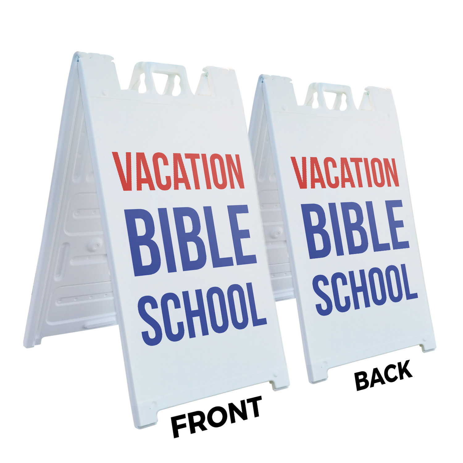 Vacation Bible School Heavy Duty A-Frame Sidewalk Sign Faith Based Community