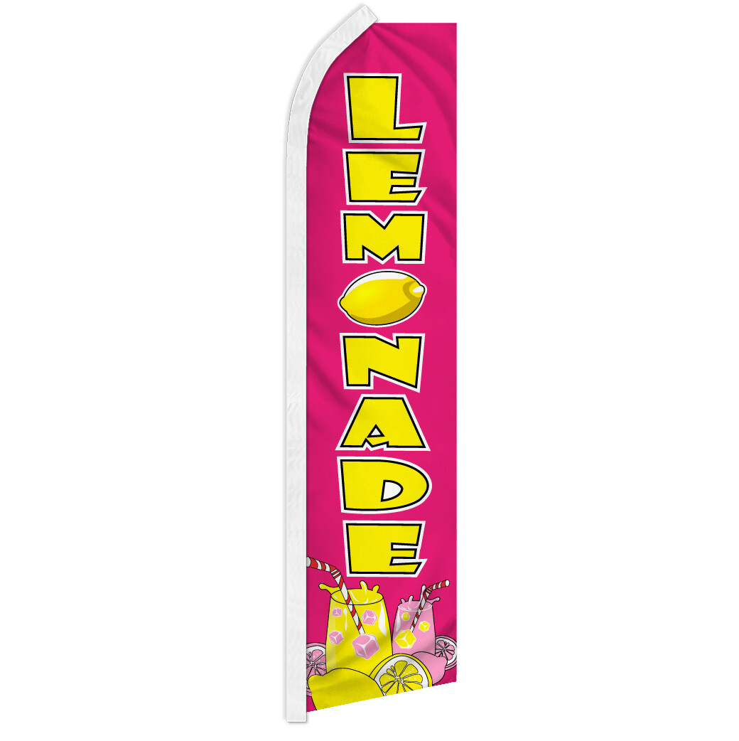 Lemonade Advertising Swooper Feather Flutter Flag Concessions Drinks