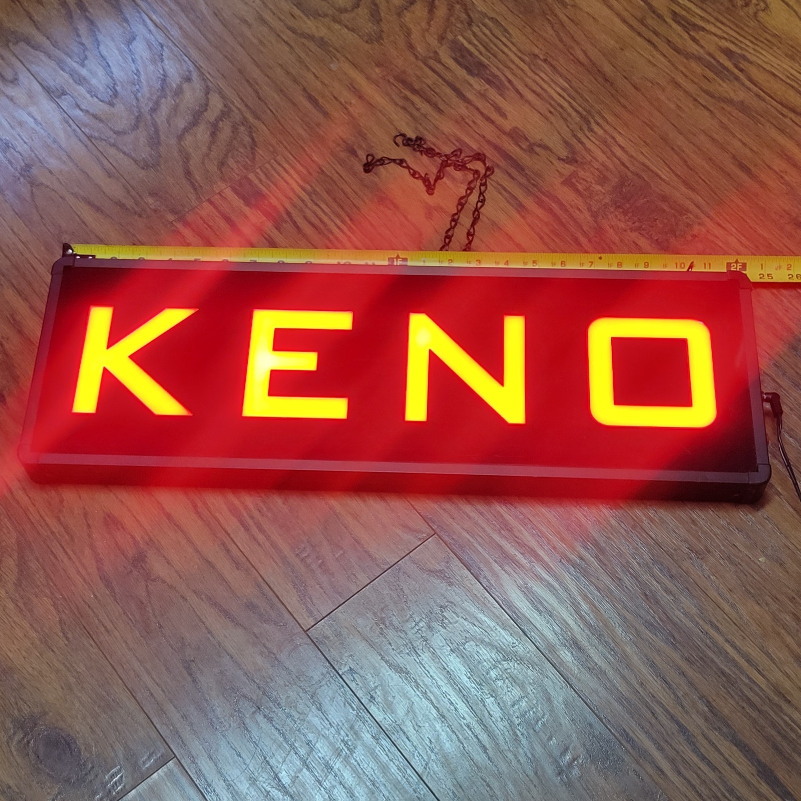 Keno Light Up Led Sign Store Window Lottery Sign Vintage Pro-Lite