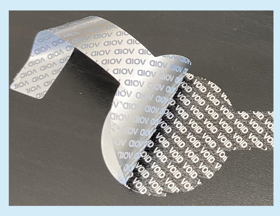 VOID Peel Lollipop Shaped Tamper Proof / Tamper Evident Security Seals