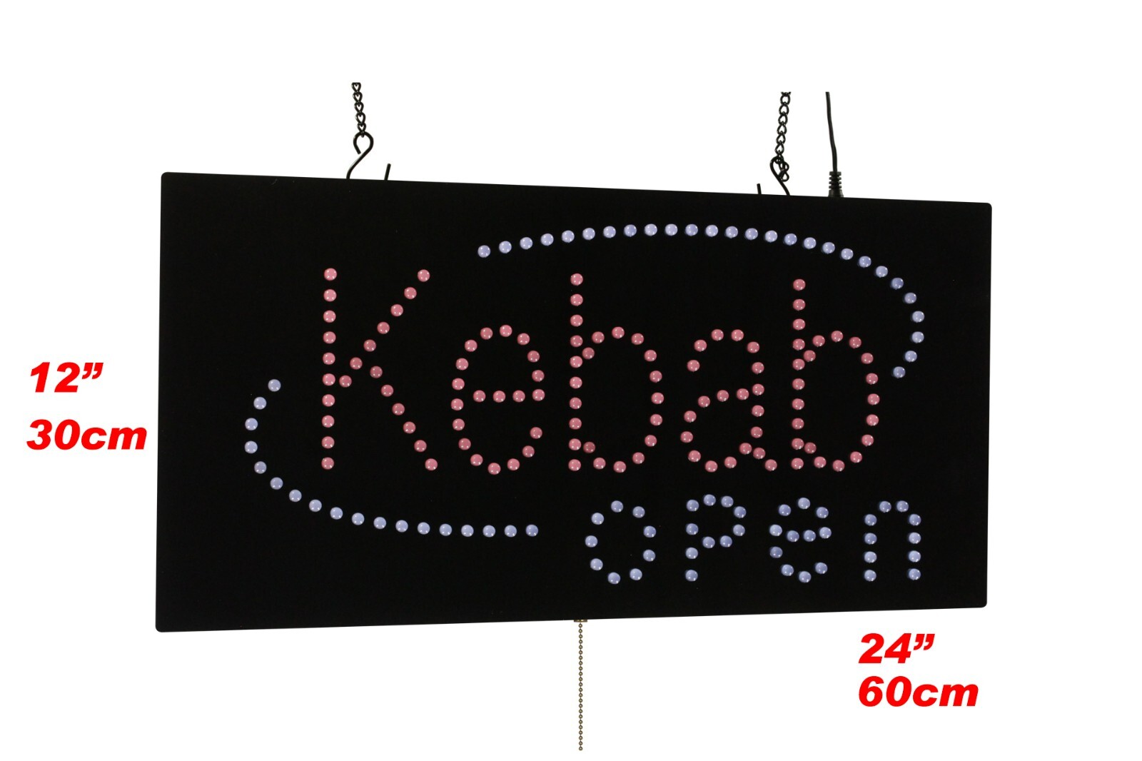 Kebab Open Sign Neon Sign LED Open Sign Store Sign Business Sign Window Sign