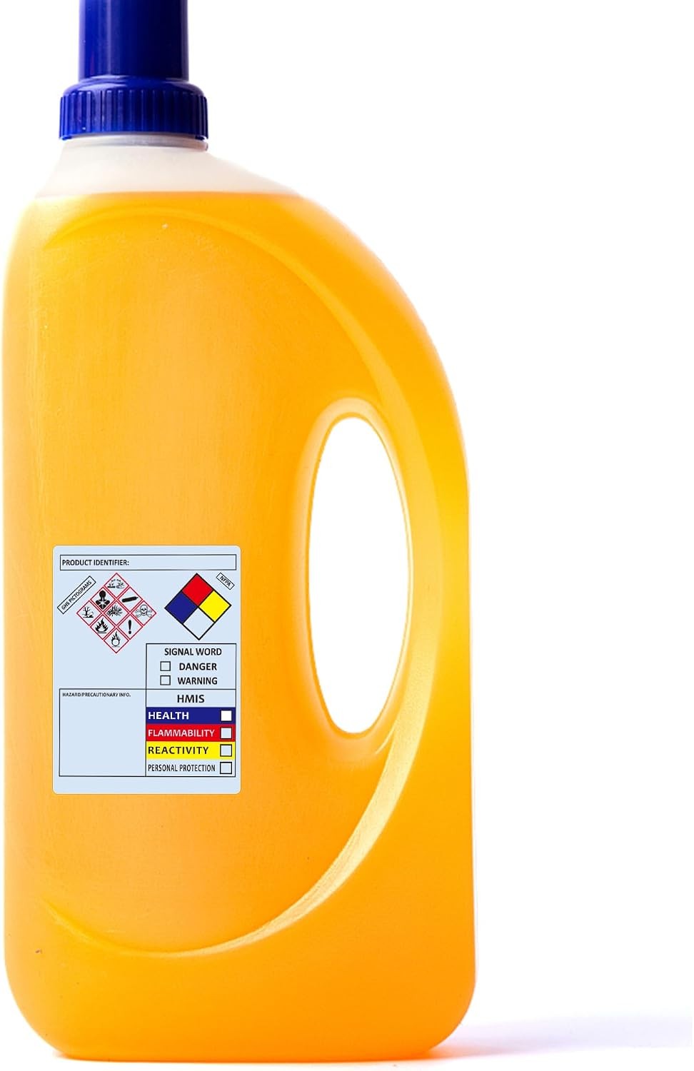Hybsk SDS OSHA Chemical Safety Labels 4×3 GHS NFPA HMIS 100pcs