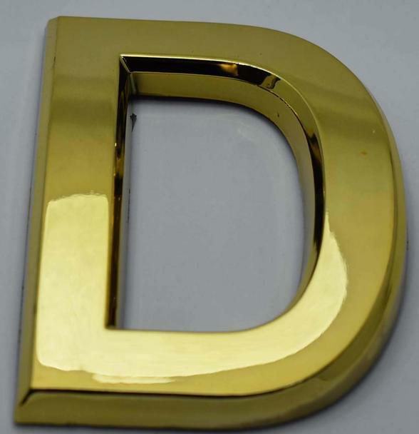 1 PCS – Apartment Number Sign/Mailbox Number Sign,Letter D (Gold,3D…ref0420