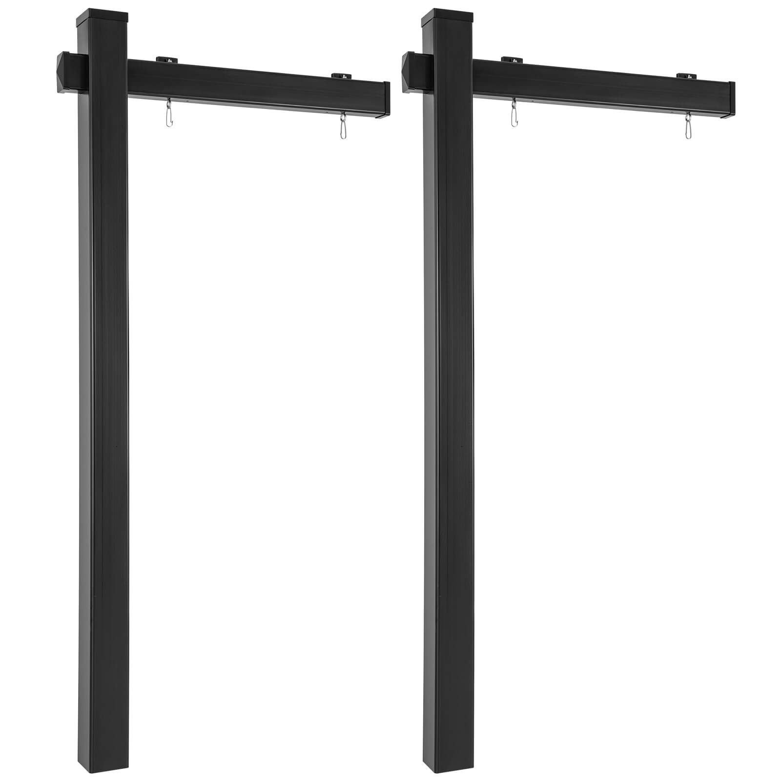 2PCS 6FT Realtor Yard Sign Post w/ Steel Stake for Garage Sale Rent Open House