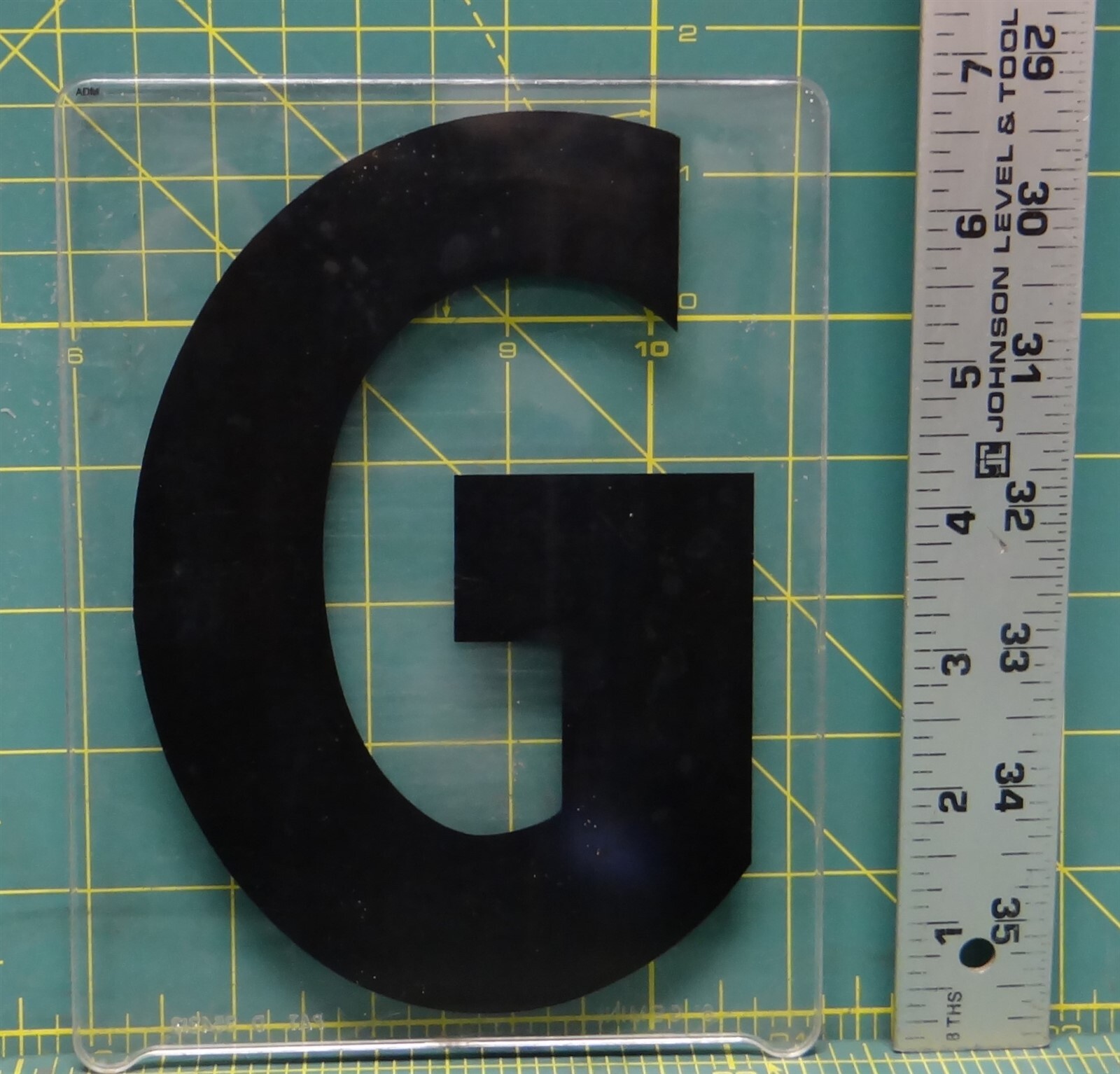 (G) 7&Prime; x 5&Prime; Acrylic Wagner Zip-Change Marquee Sign Changeable Letter