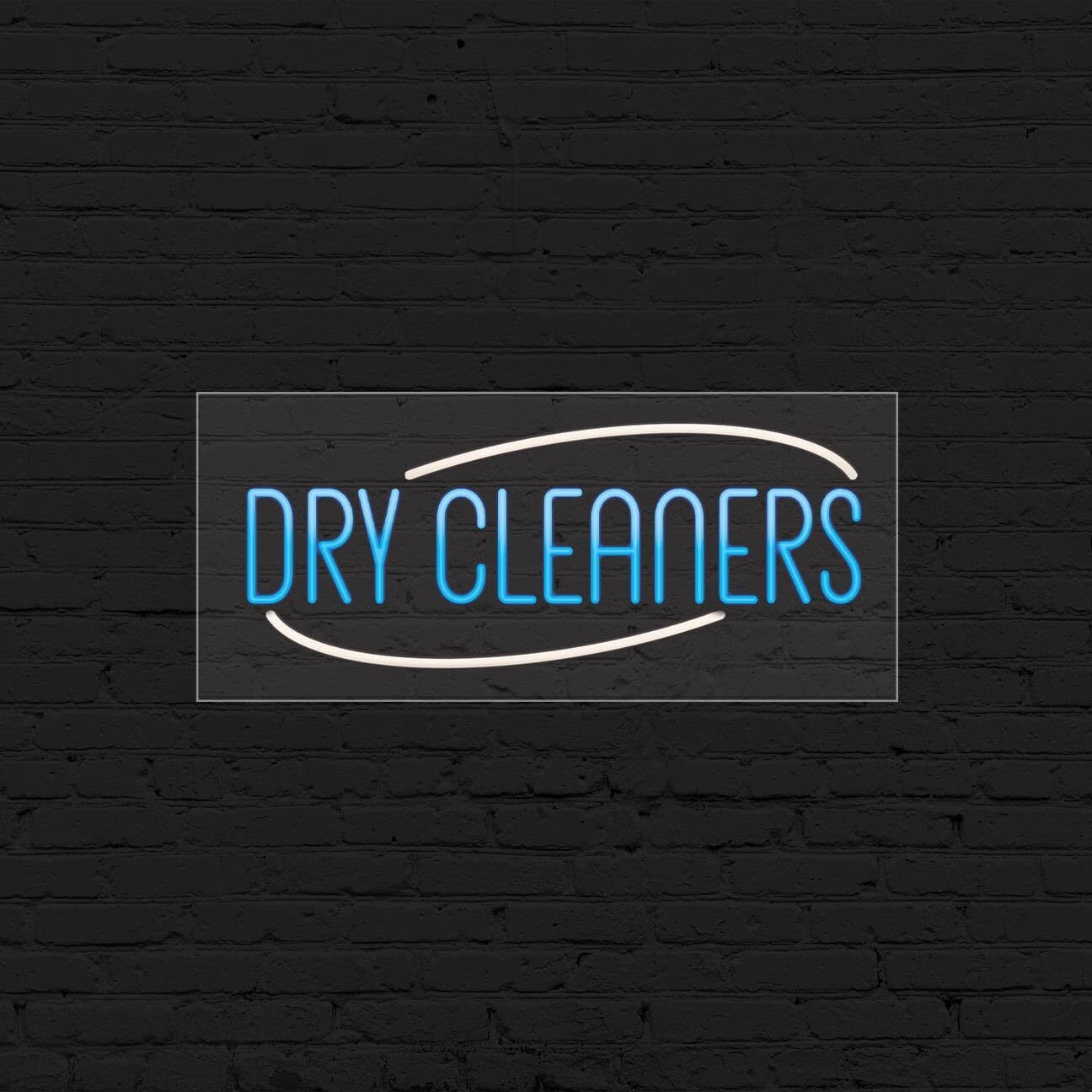 Dry Cleaners Sign for Business Displays | LED Flex Neon | 32&Prime;W x 13&Prime;H x 1&Prime;D