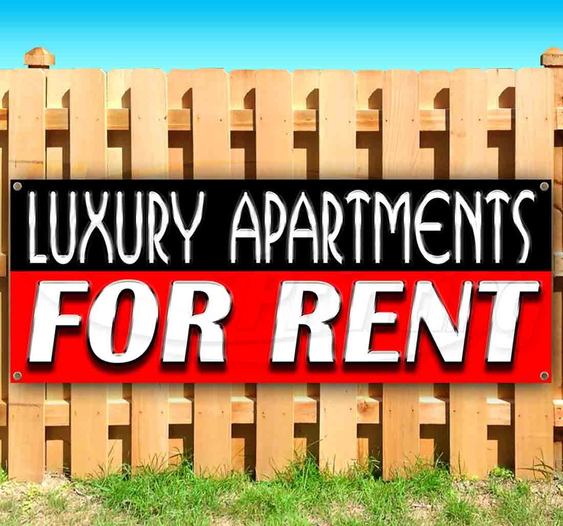 LUXURY APARTMENTS CLEARANCE BANNER Advertising Vinyl Flag Sign INV