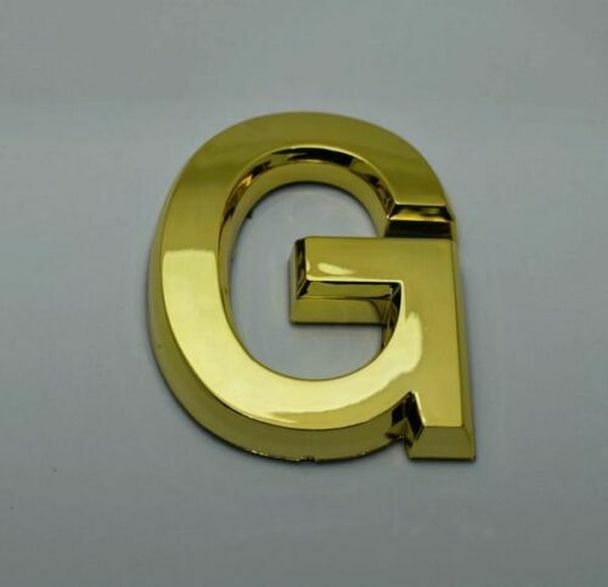 1 PCS – Apartment Number Sign/Mailbox Number Sign,Letter G(Gold,3D…-REF24-1027