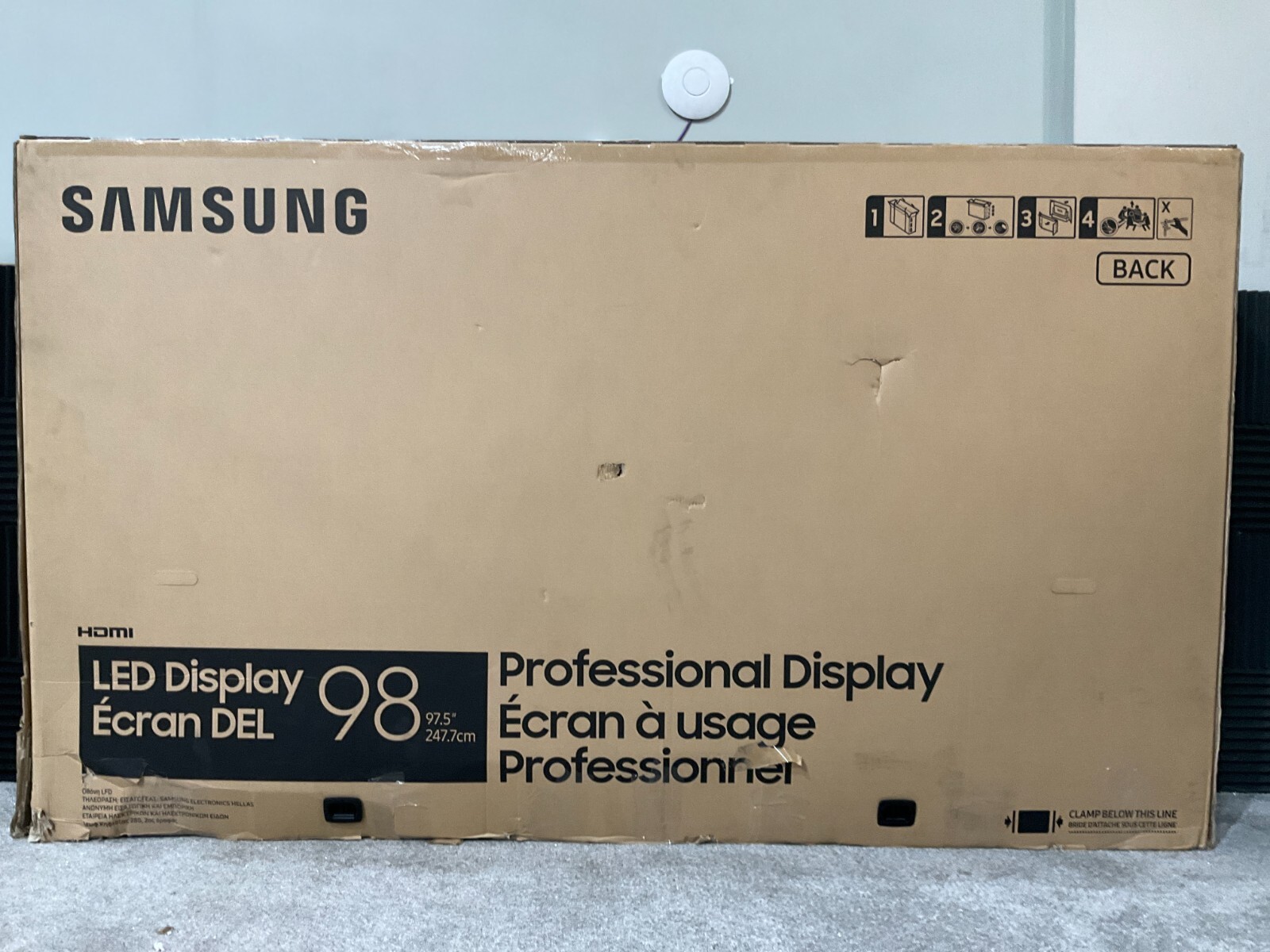 Samsung 98&Prime; Commercial LED LCD Signage Display 4K QB98T-B 🇺🇸✨🇺🇸✨ NEW!