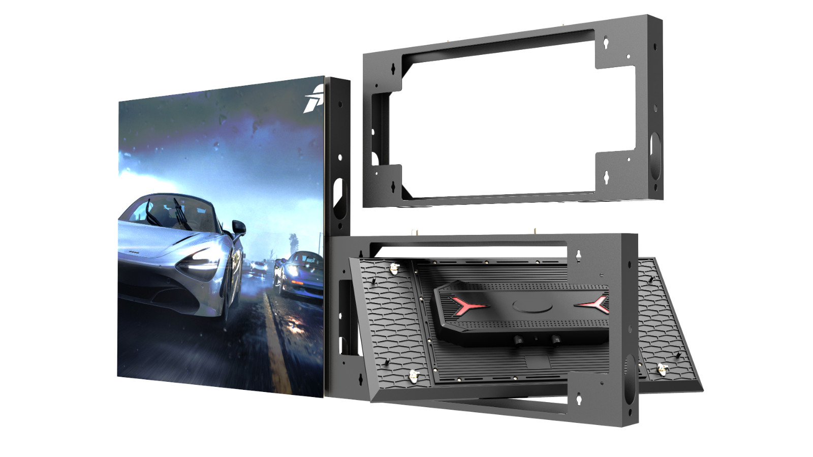 LED Sign P6MM 2&rsquo;x18&prime; SF, or 2×9, DF Full Color Programmable IP67 Outdoor Spanner
