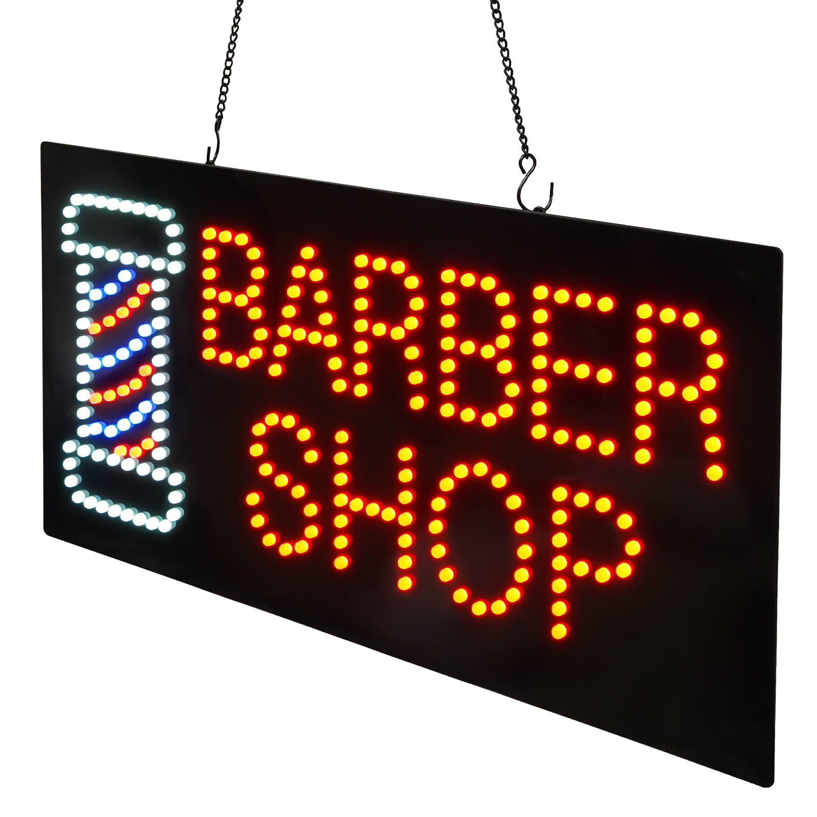Barber Shop Sign LED Light Sign Business Sign Display 60*30cm/23.61&Prime; x 11.81&Prime;