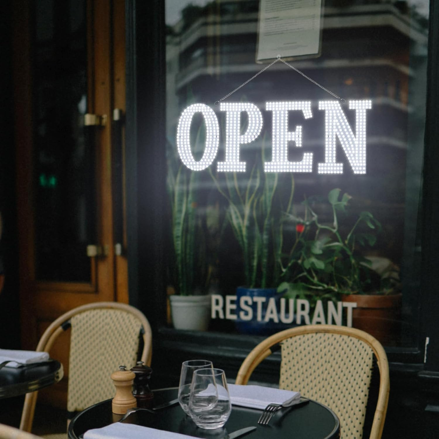 Open Signs for Business,30X10 Inch Ultra Bright Open Sign Led for Window Wall Do