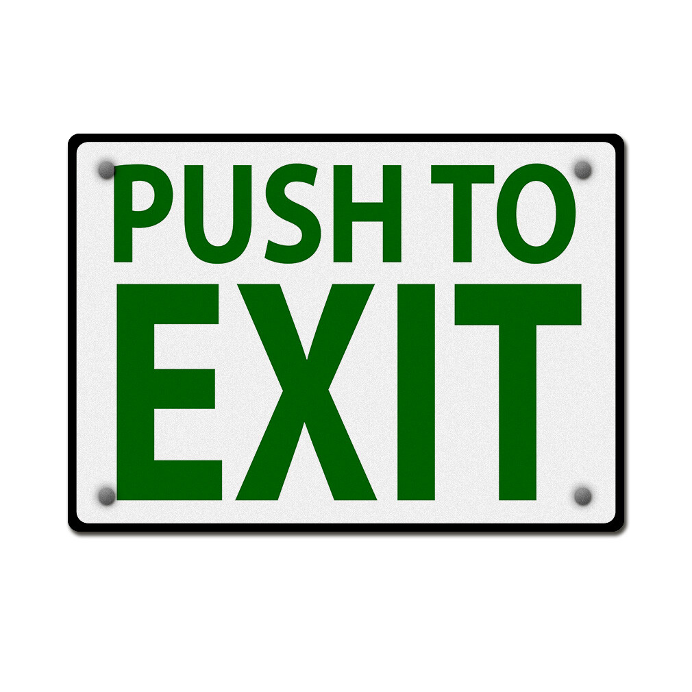 Horizontal Metal Sign Directional Acrylic B Weatherproof Street Signage