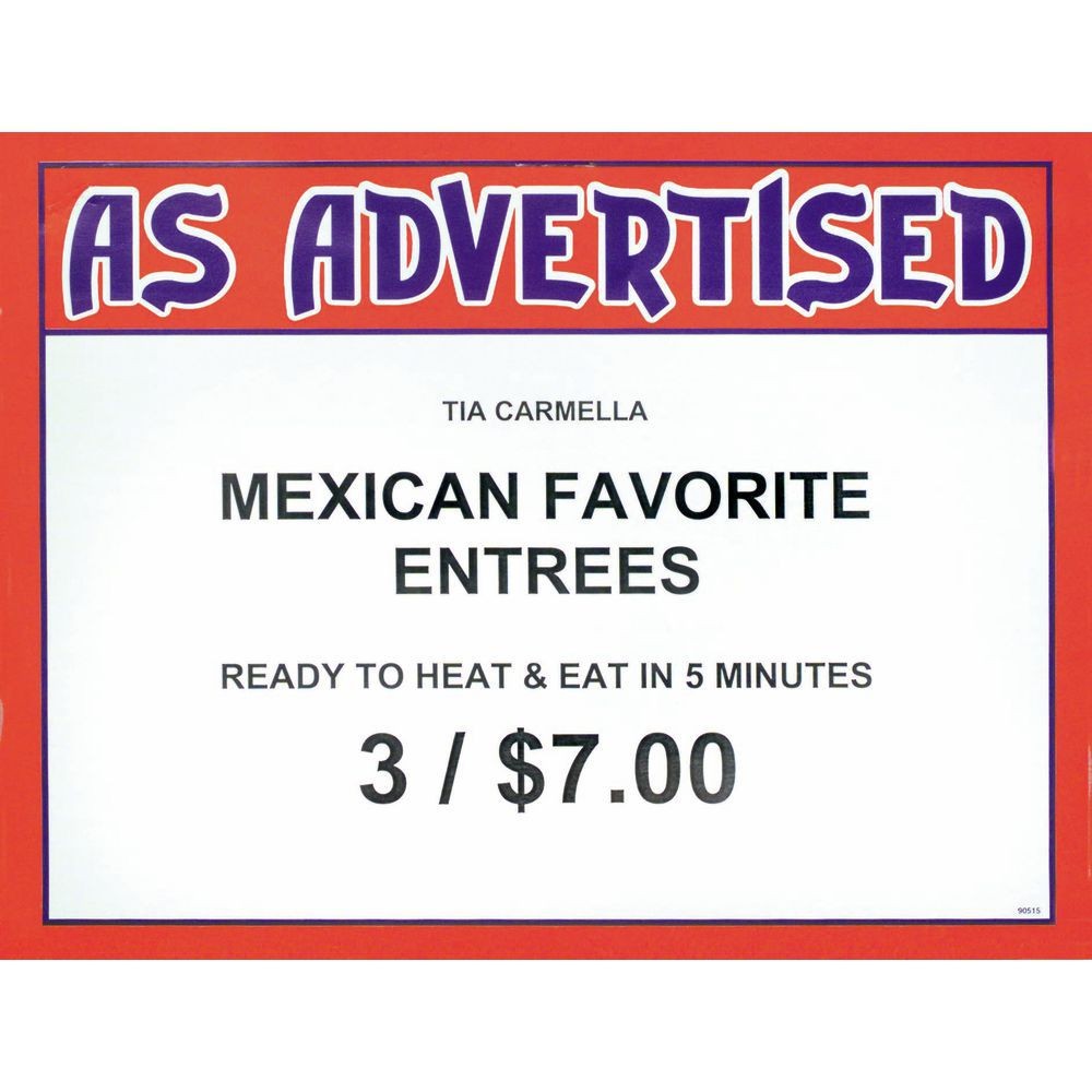 Ready Flow White Laser Sign Paper « As Advertised » – 8 1/2&Prime;L x 5 1/2&Prime;H