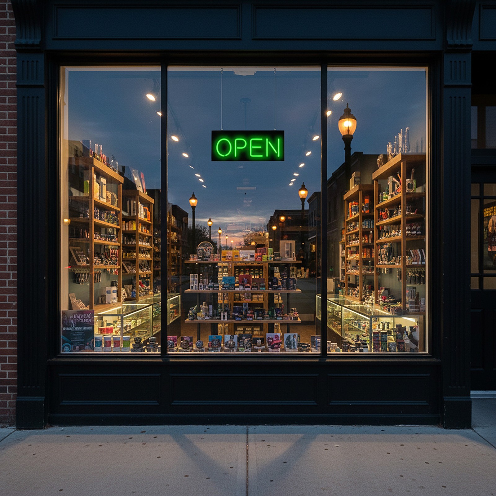 Green Neon Open Sign – 20&Prime;x8&Prime; – Super Bright, REAL Neon Attracts More Customers