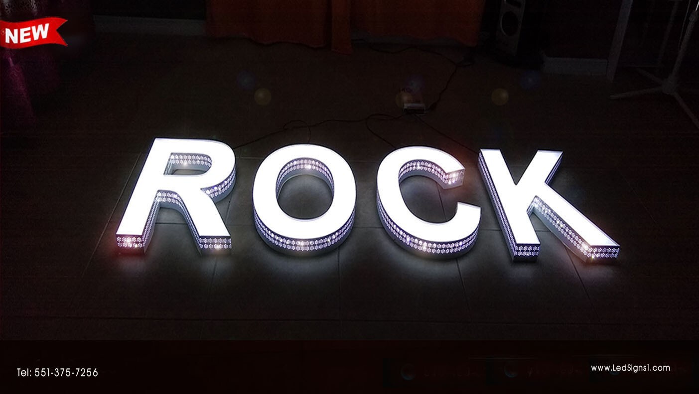 New Custom Made Led Channel Letter, Front-Lit and side-Lit 20 Inches