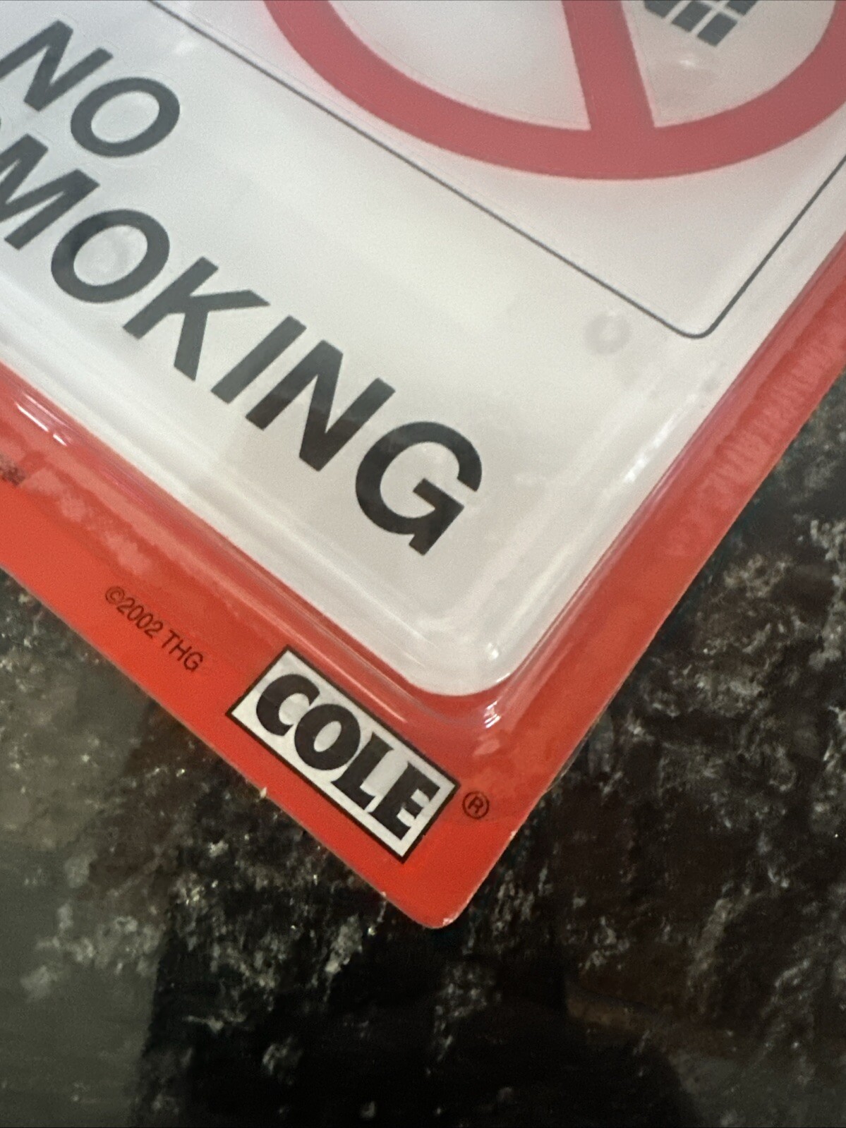 5” X 7” No Smoking Sign Visual Impact Self Stick