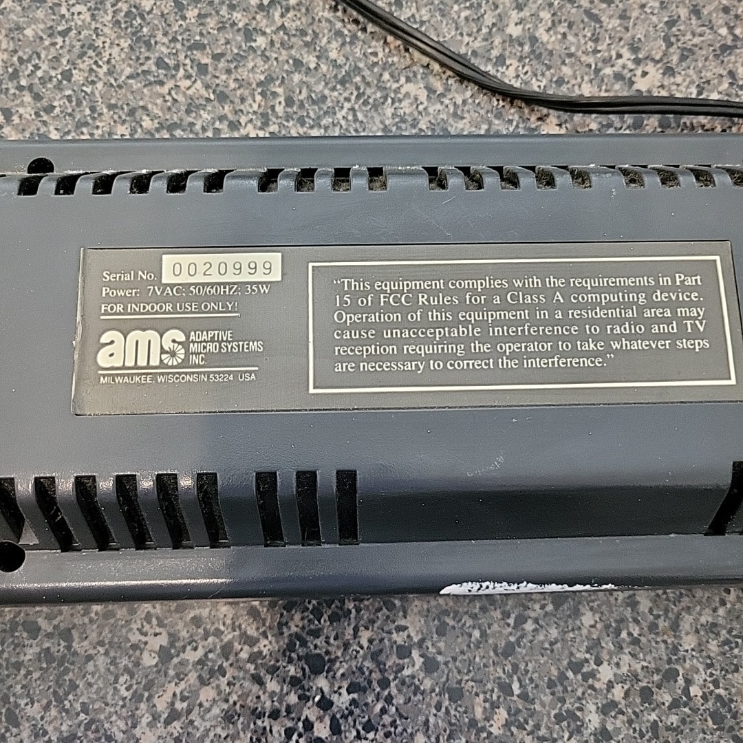 1992 AMS Beta-Brite Programmable Digital Display Sign 1044-4402 No Remote