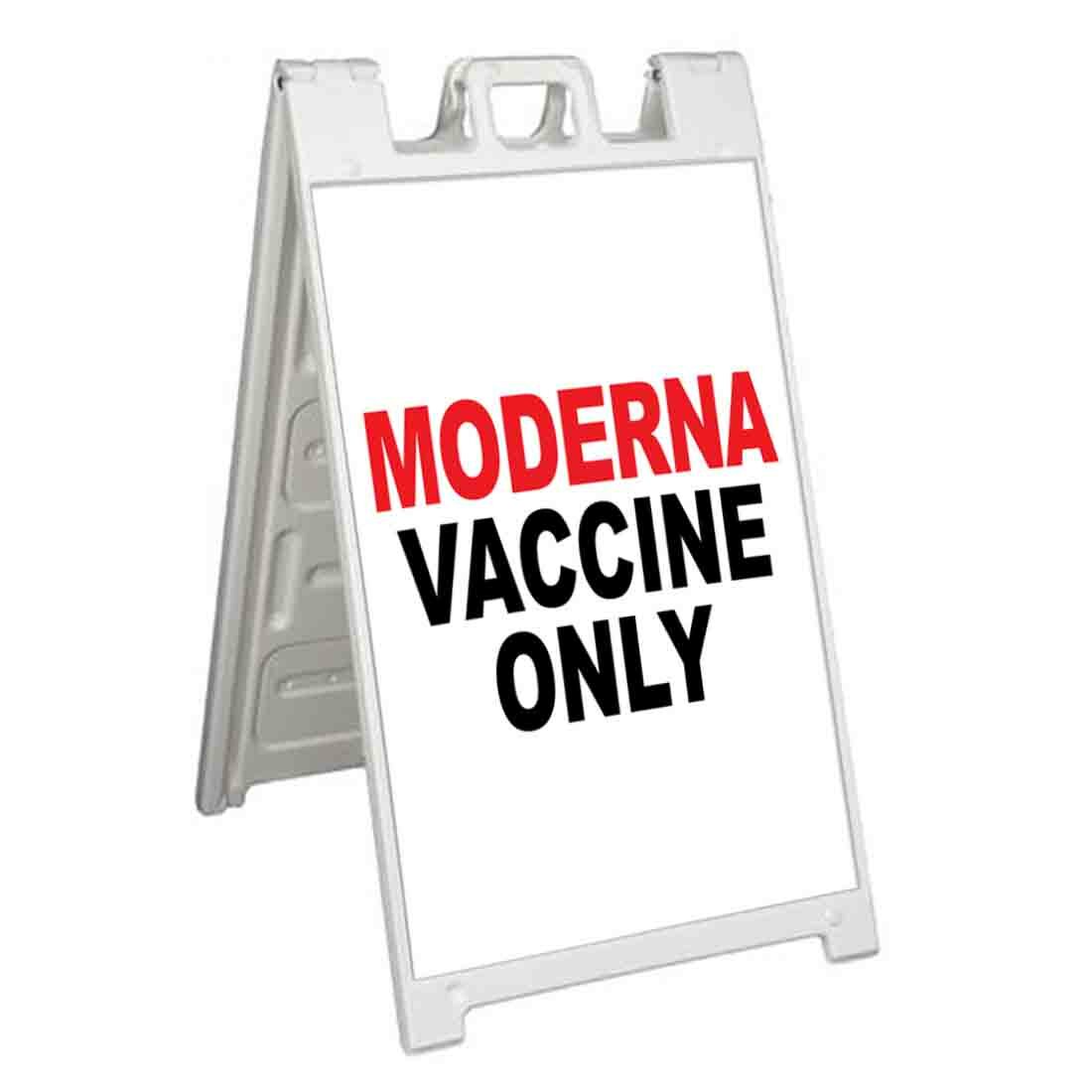 VACCINE Signicade 24×36 Aframe Sidewalk Sign Banner Decal MEDICAL VIRUS PANDEMIC