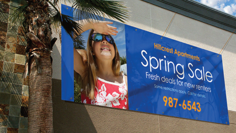 2&prime; x 5&prime; Custom Vinyl Banner 13oz Full Color – FREE SHIPPING