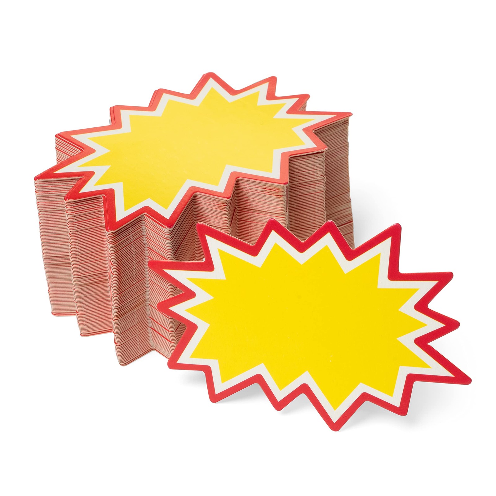 Yellow Starburst Signs 200pcs, Price Tags, Yard Sale
