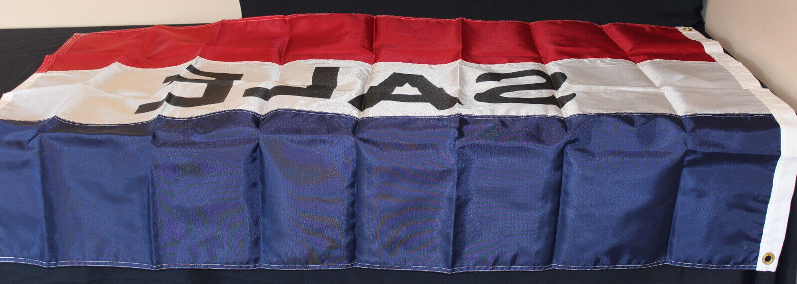 3 x5 Nylon SALE Horizontal Message Flag Red, White, Blue MADE IN USA