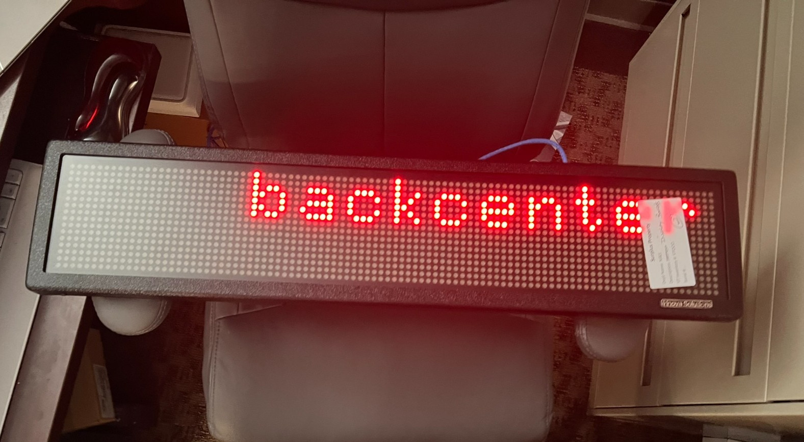 Inova Solutions OAX2-CS LED Message Display Sign PoE Ethernet Tested