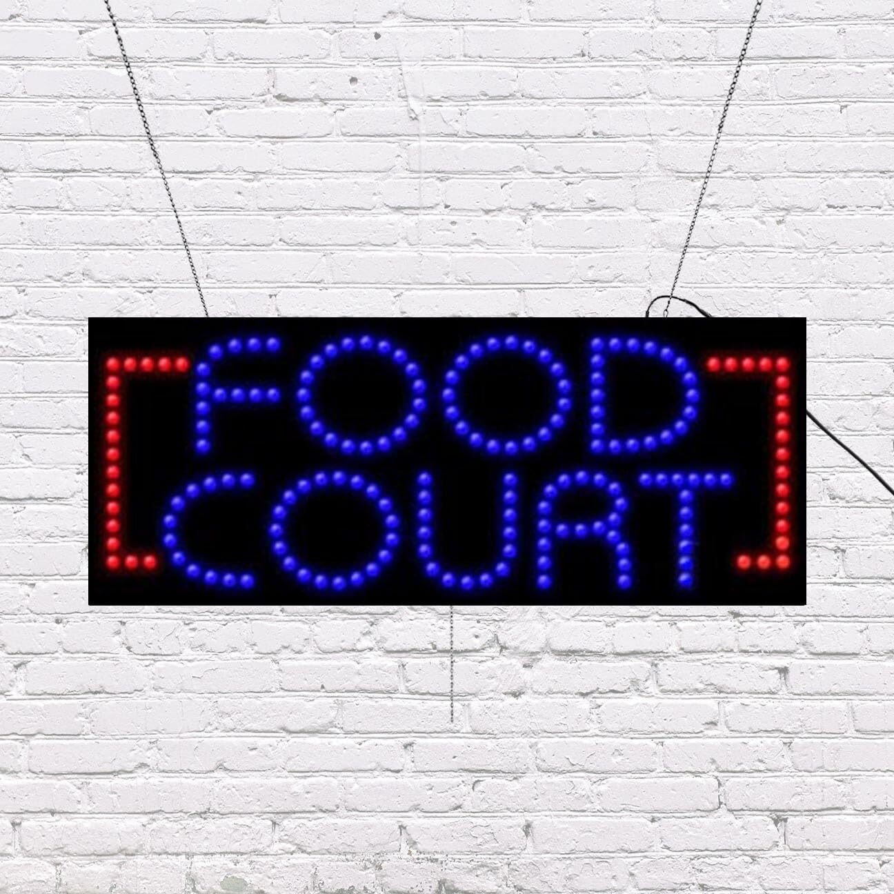 LED Food Court Sign | Light Up Sign | 11&Prime;H x 27&Prime;W x 2&Prime;D