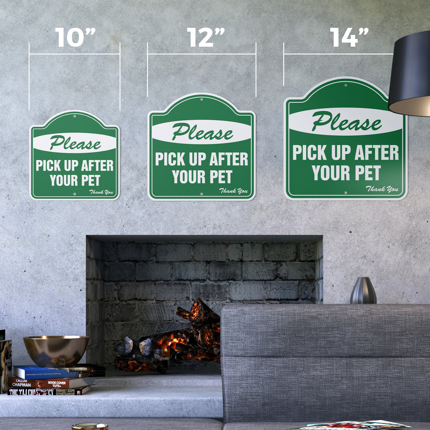 Please Pick Up After Your Pet Plastic Novelty Sign