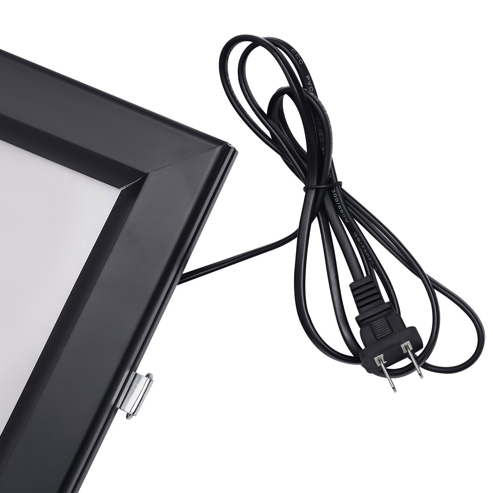 LED Backlit Movie Poster Art Picture Frame Light Box Advertising Display 18*24&Prime;