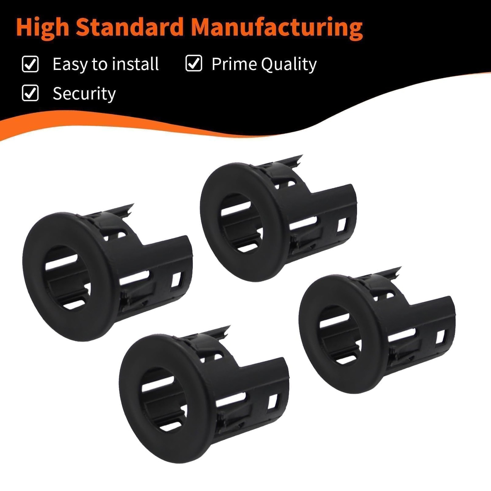Aspaton 4X Parking Assist Sensor Mount Bracket Bezels Compatible with…
